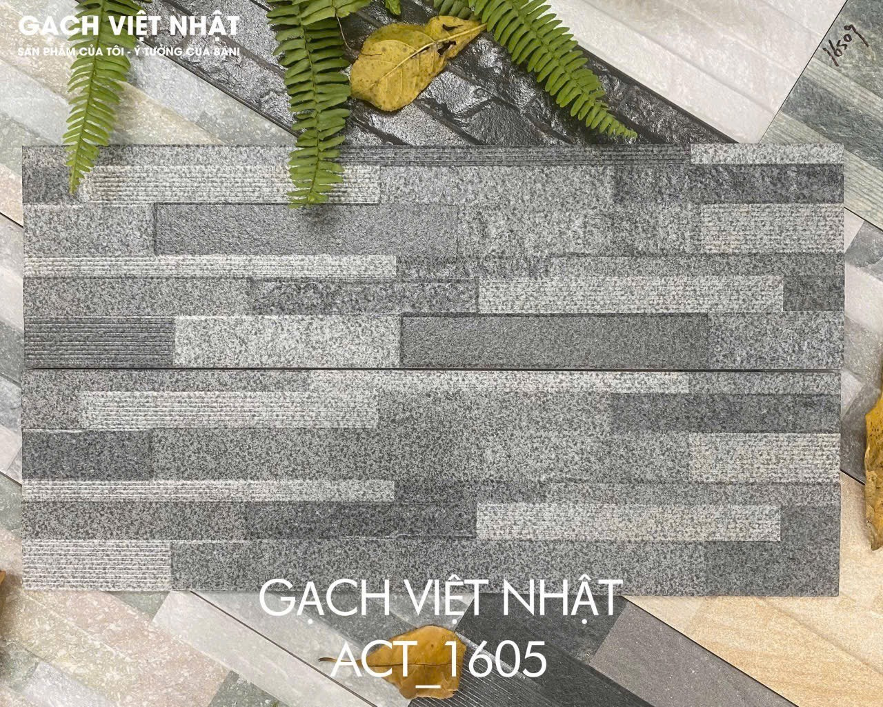 Gạch Thẻ giả đá Việt Nhật 16x60 ACT-1605 Loại A1